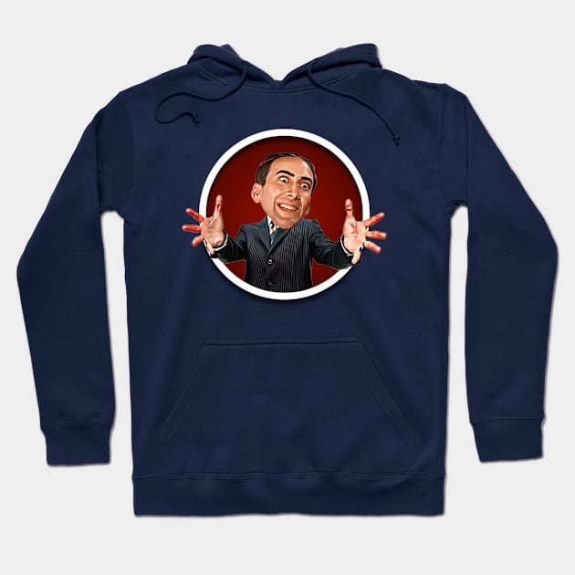 Nicolas Cage Hoodie by Zbornak Designs